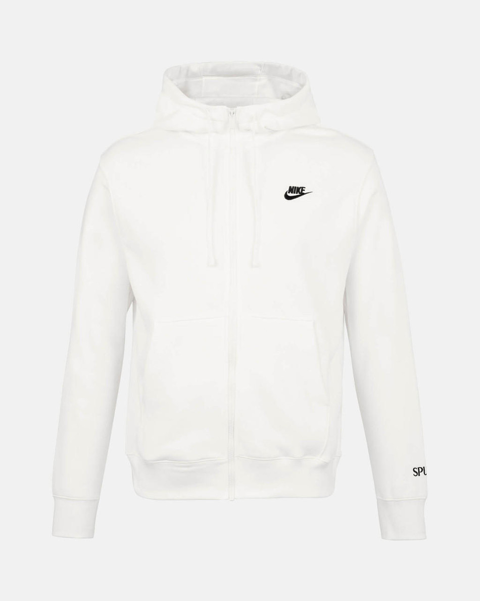 Spurs Nike Mens White Club Full Zip Hoodie Spurs Store