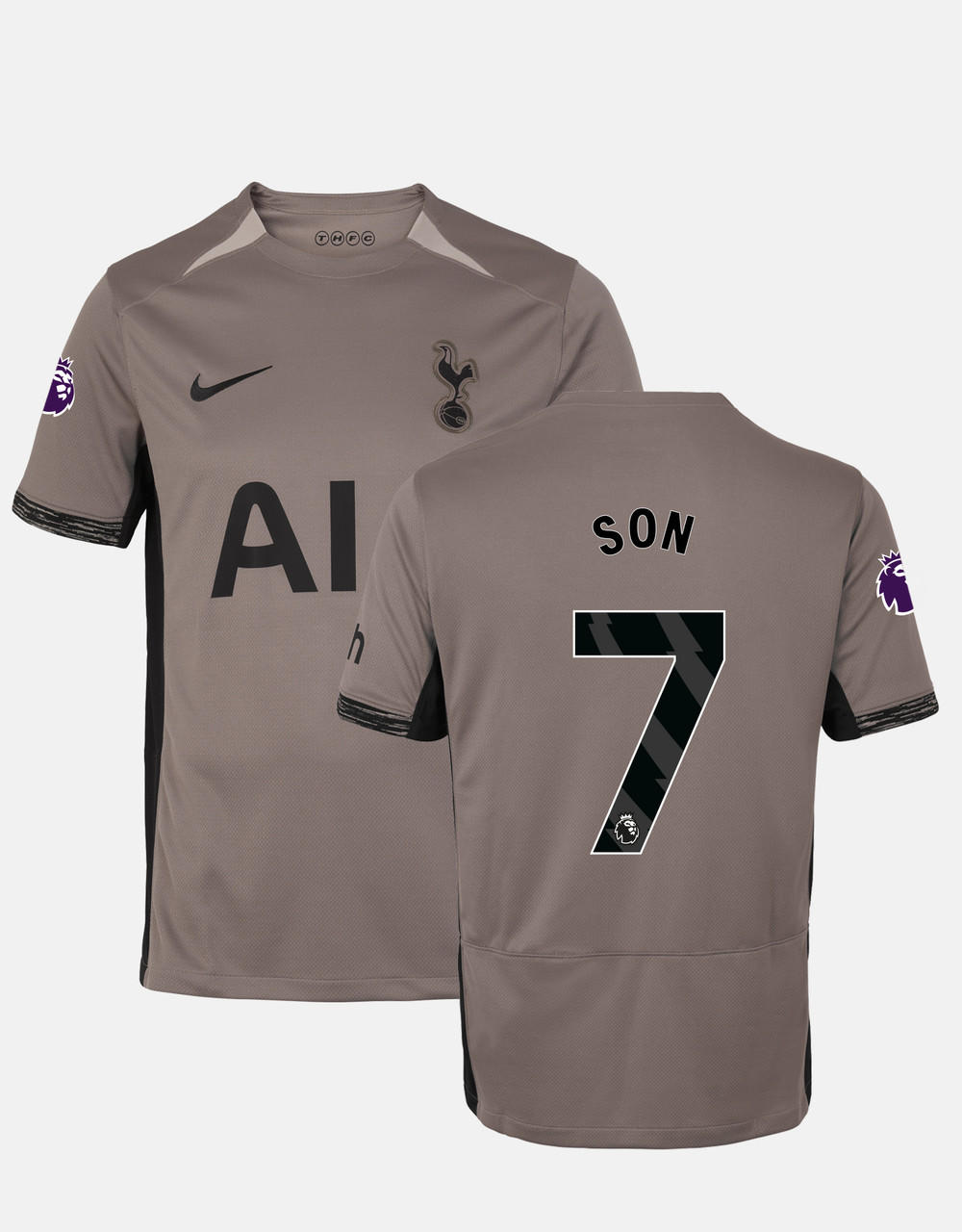  Heung-Min Son Mens Stadium Premier League Tottenham Hotspur Third Shirt 2023/24 