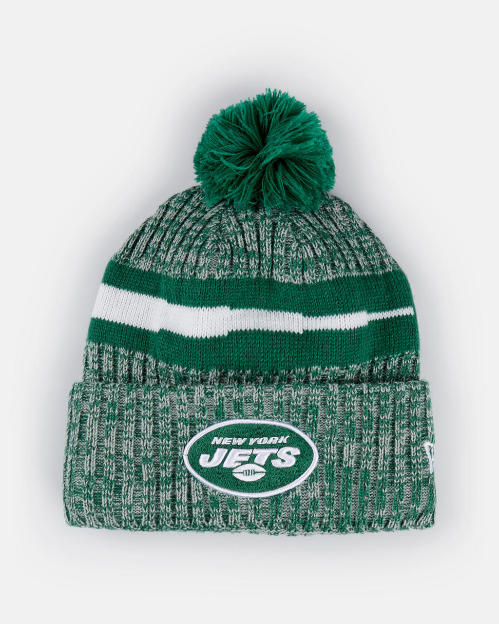 New Era Spurs New Era NFL New York Jets Bobble Knit Beanie 