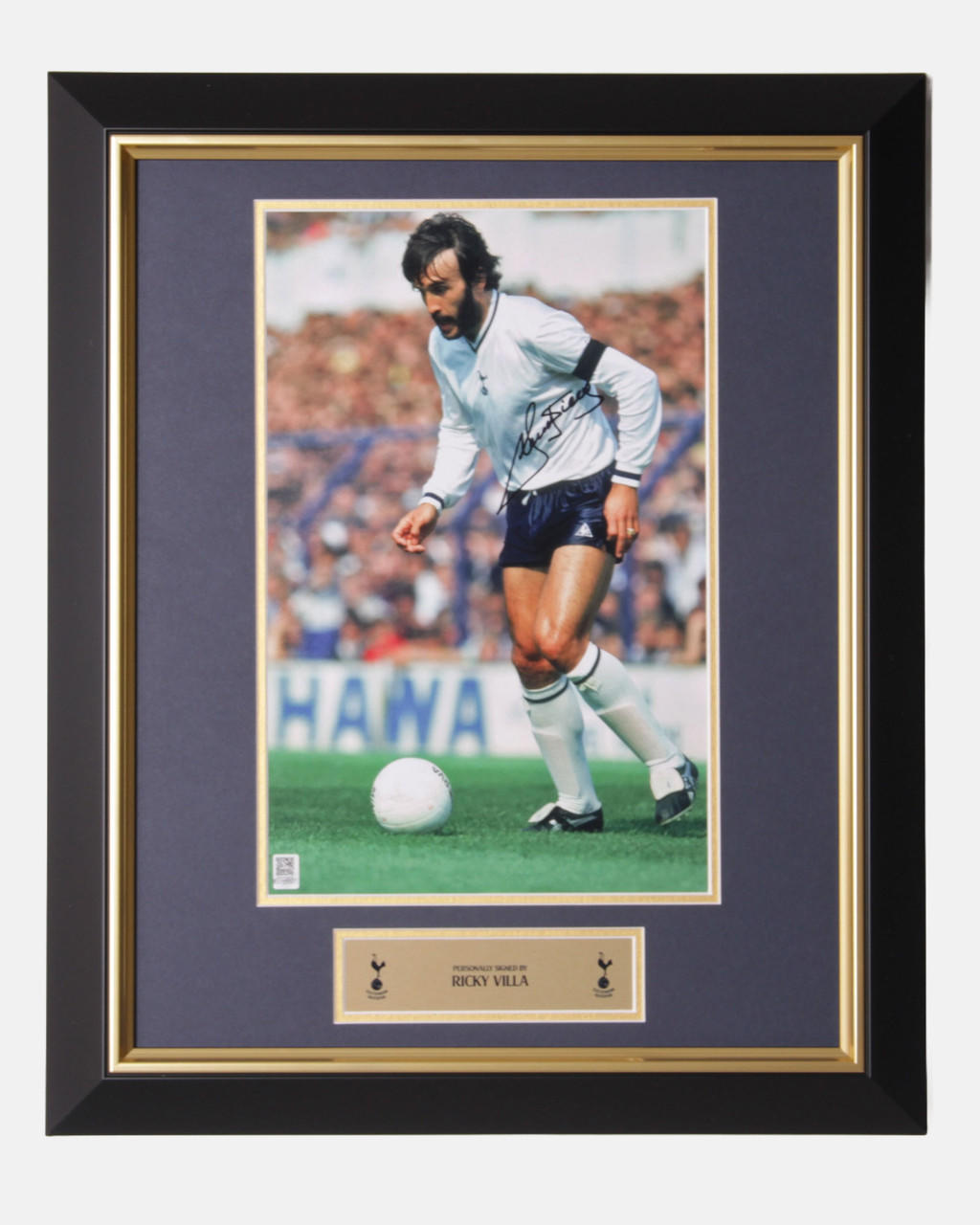 Photo Dédicacée Ricky Villa (Tottenham) – Autographe Authentique Avec COA