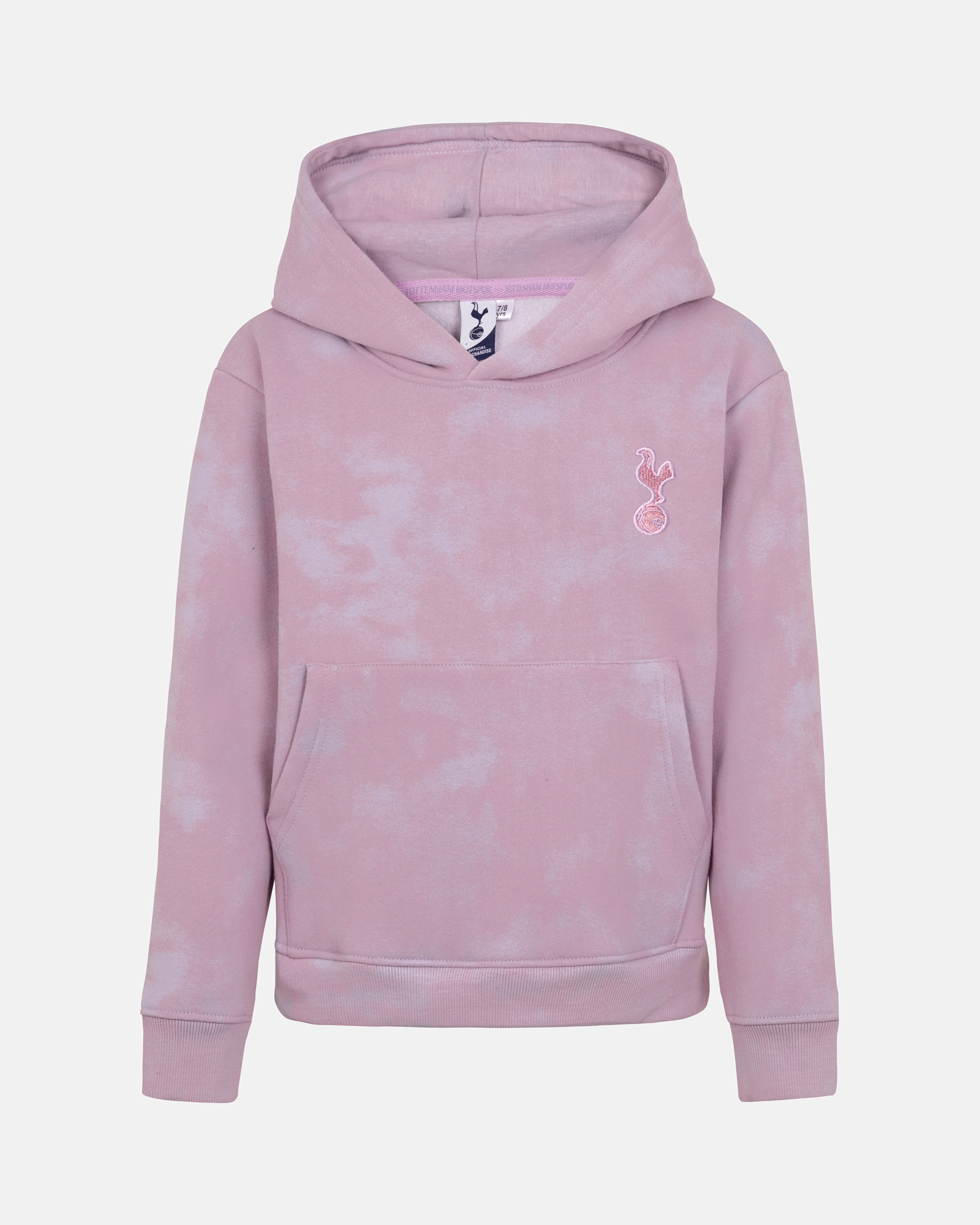 Spurs Kids Tie Dye Purple Hoodie