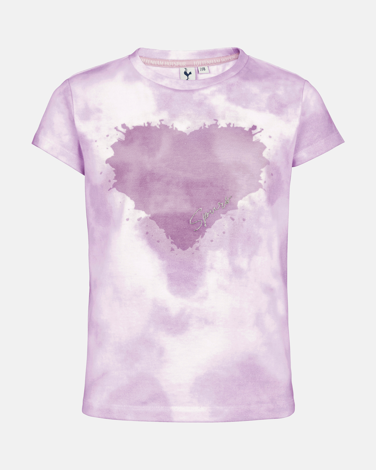 Spurs Kids Heart Tie Dye T-Shirt