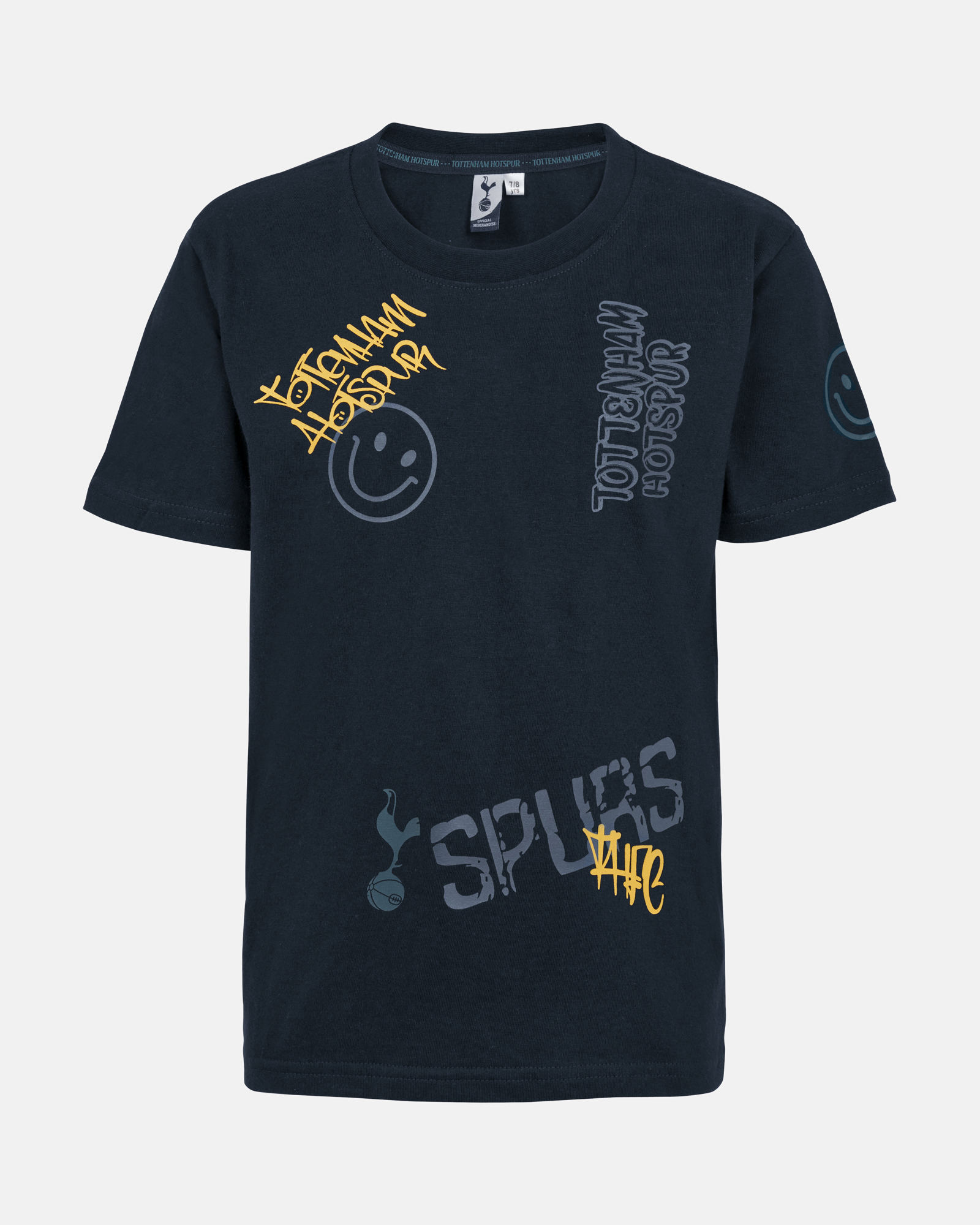 Spurs Kids Graffiti Print T-Shirt