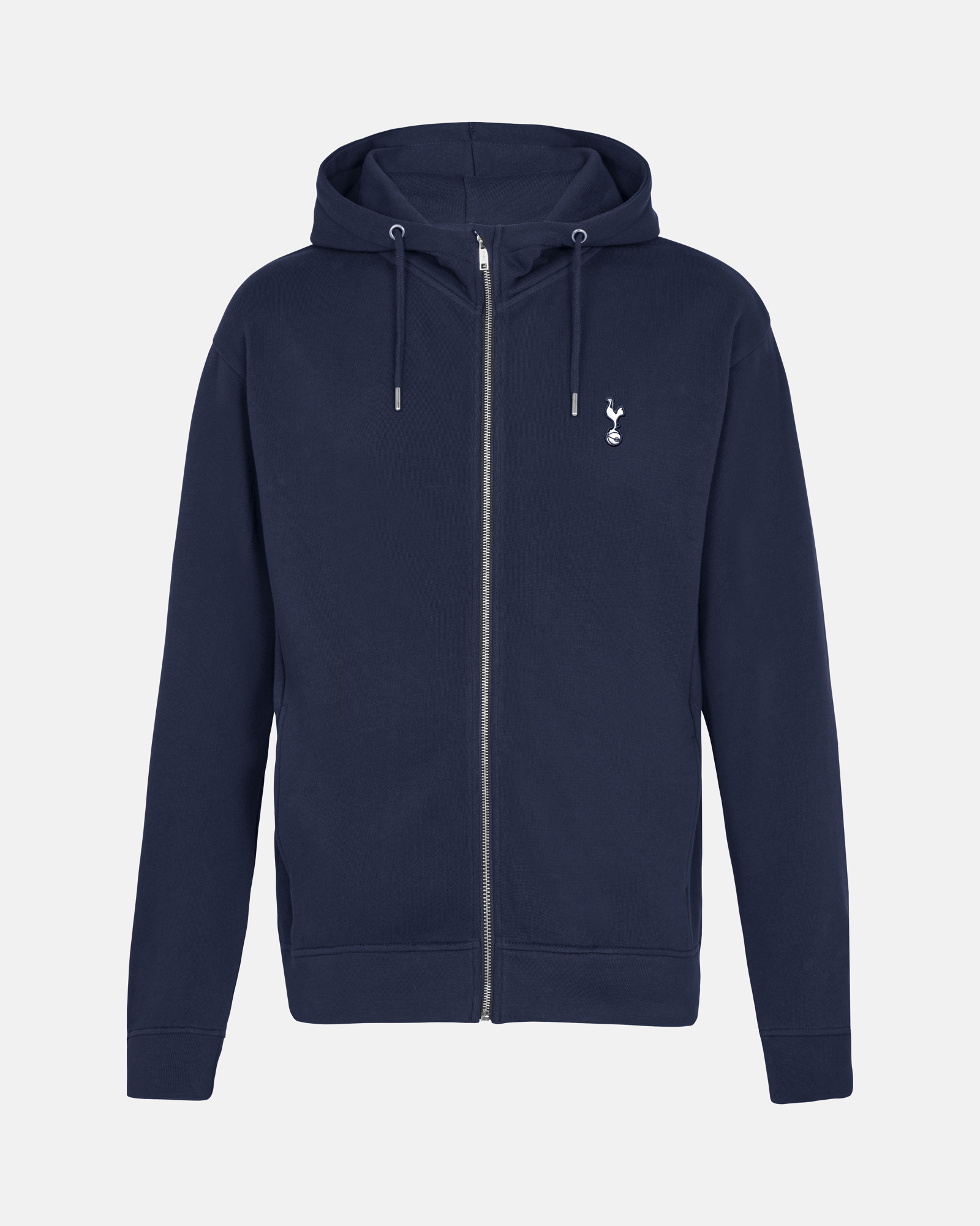 Spurs Mens Navy Essential Zip Hoodie