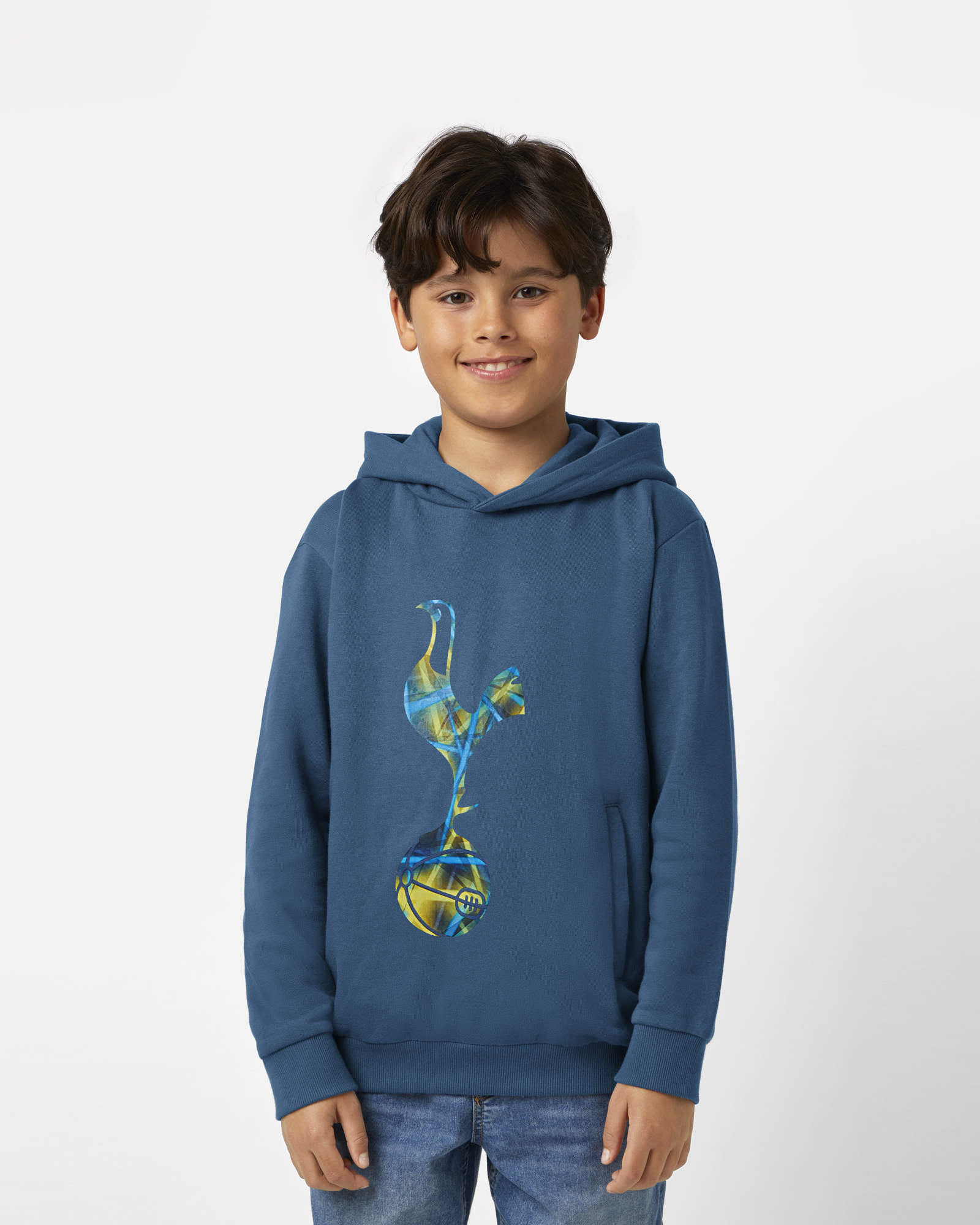 Spurs Kids Cockerel Laser Print Hoodie