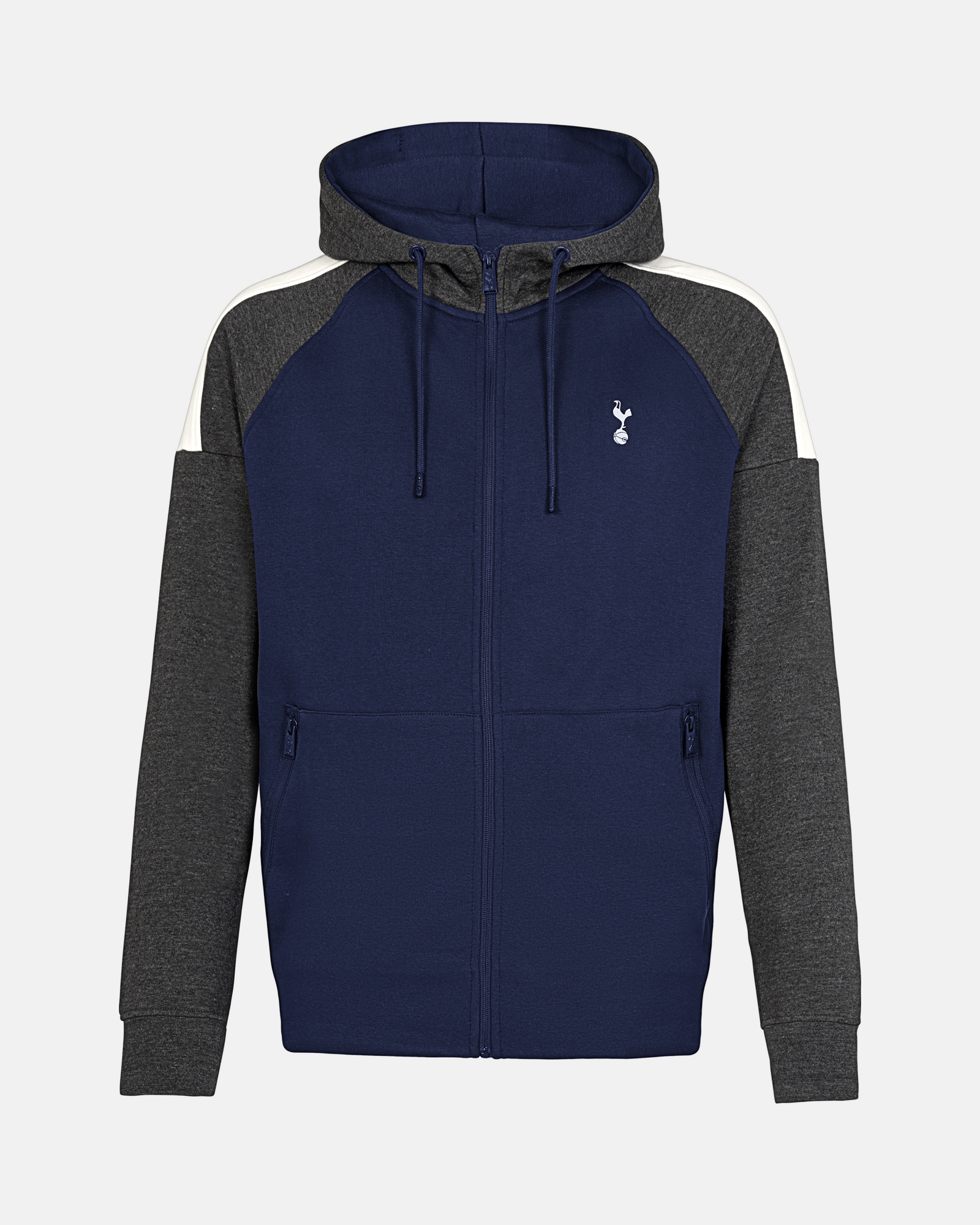 Navy hoodie with grey sleeves outlet