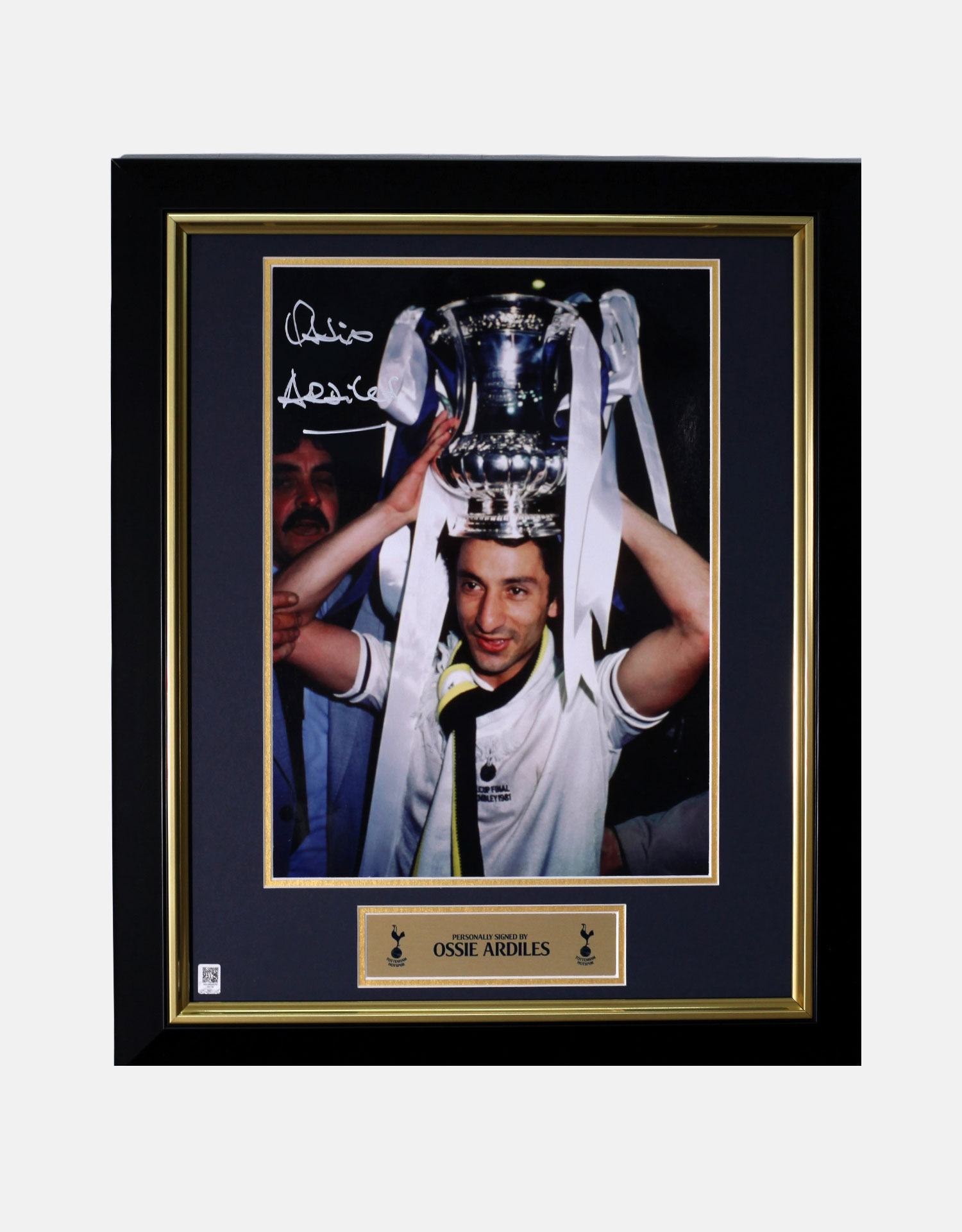 Spurs Ossie Ardiles Signed THFC FA Cup Winner Framed Print
