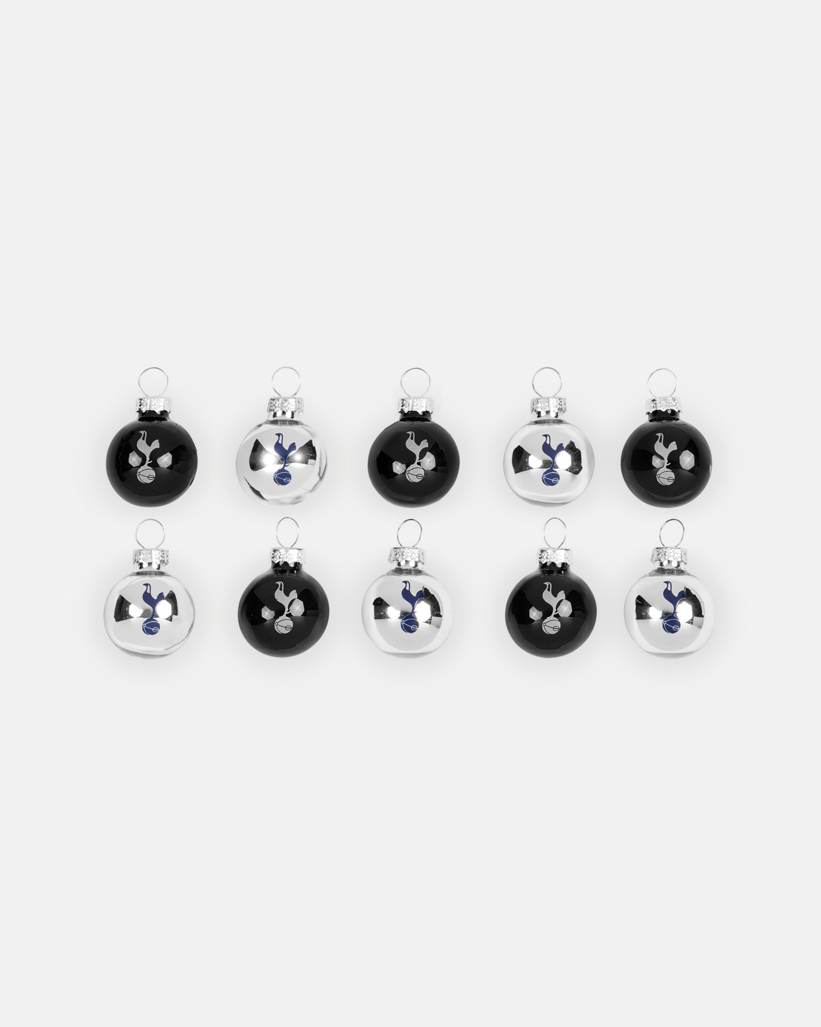 Spurs 10 Pack Boxed Mini Crest Baubles