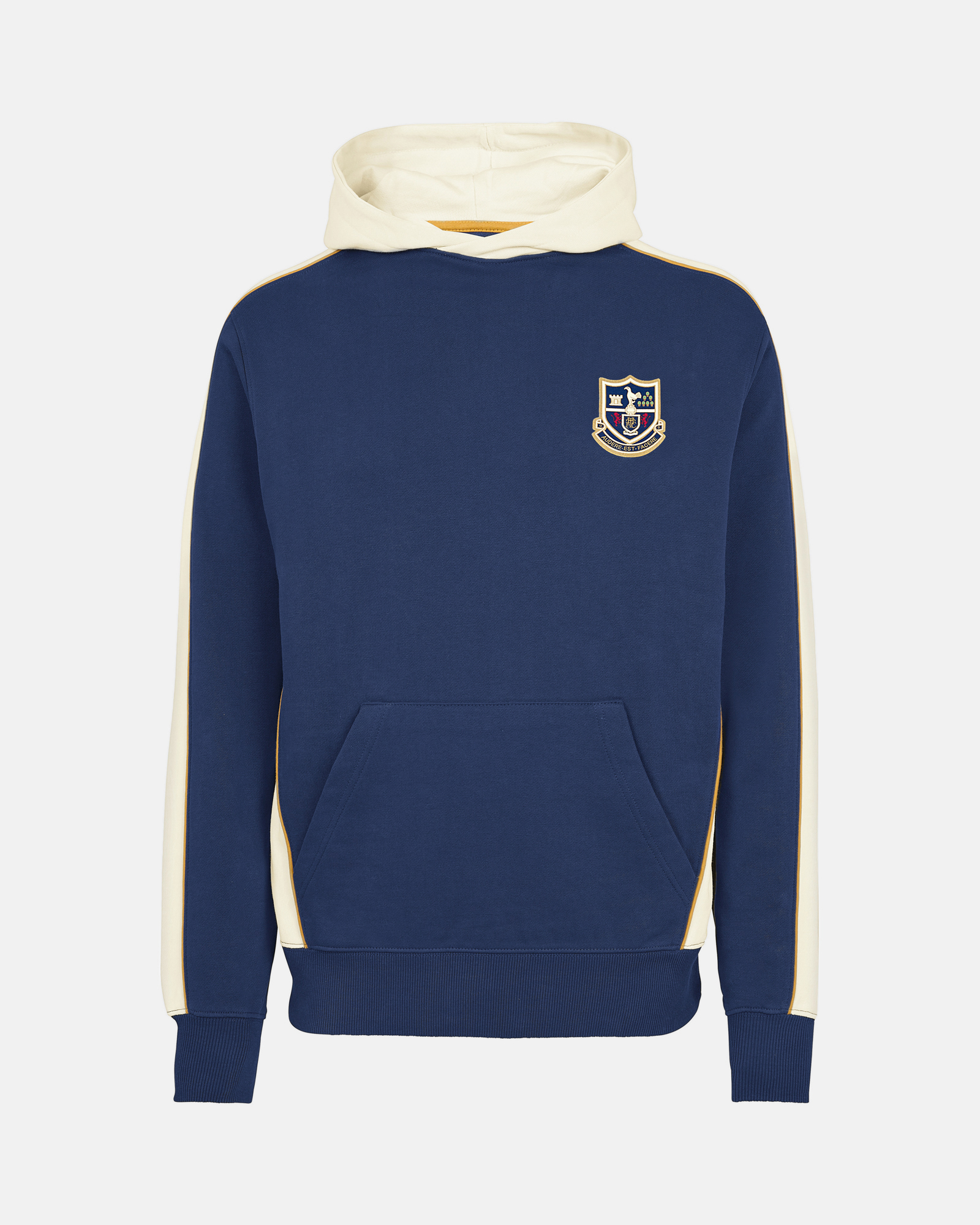 Spurs Heritage Crest Navy Panel Hoodie