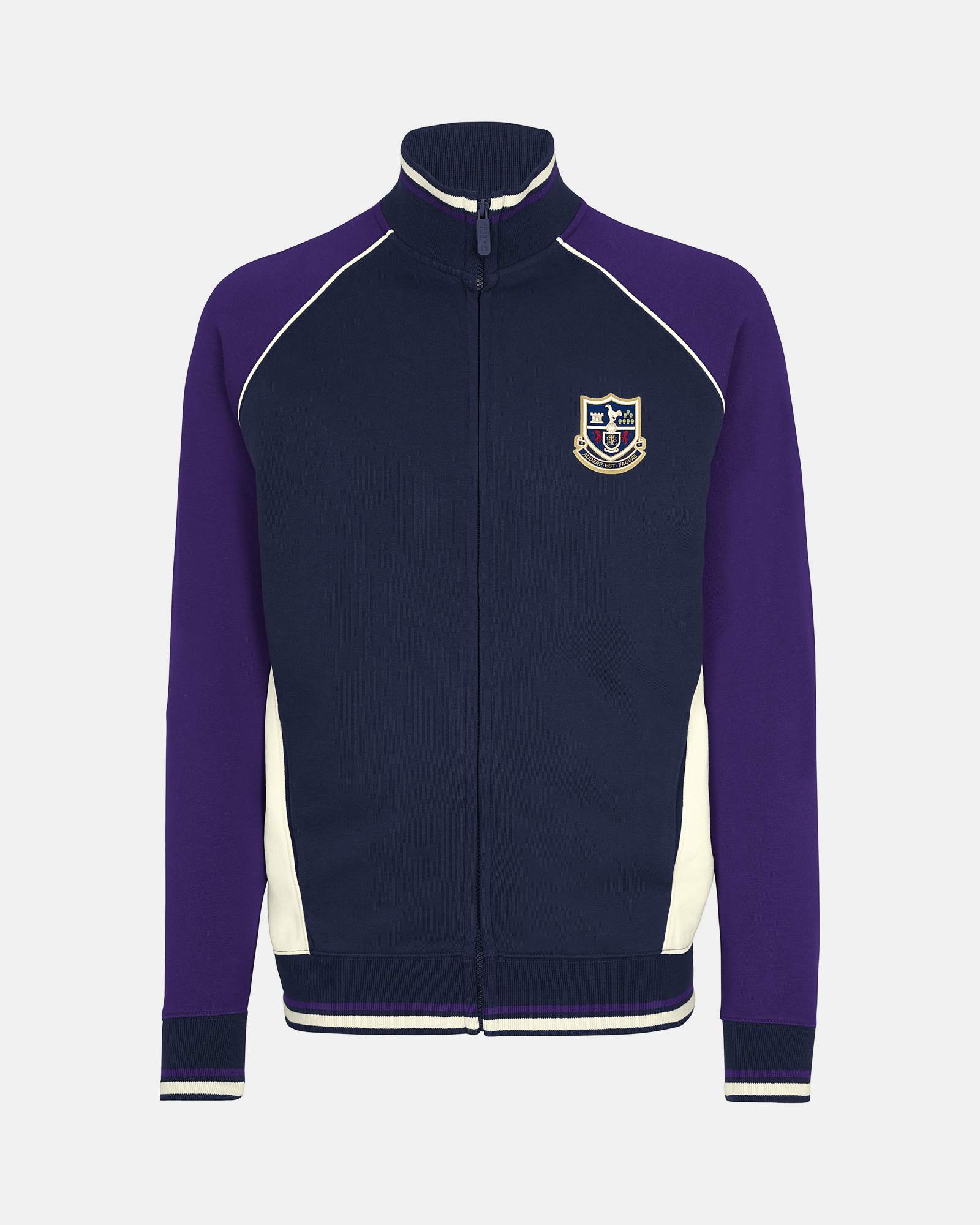 Spurs Heritage Navy Crest Zip Jacket