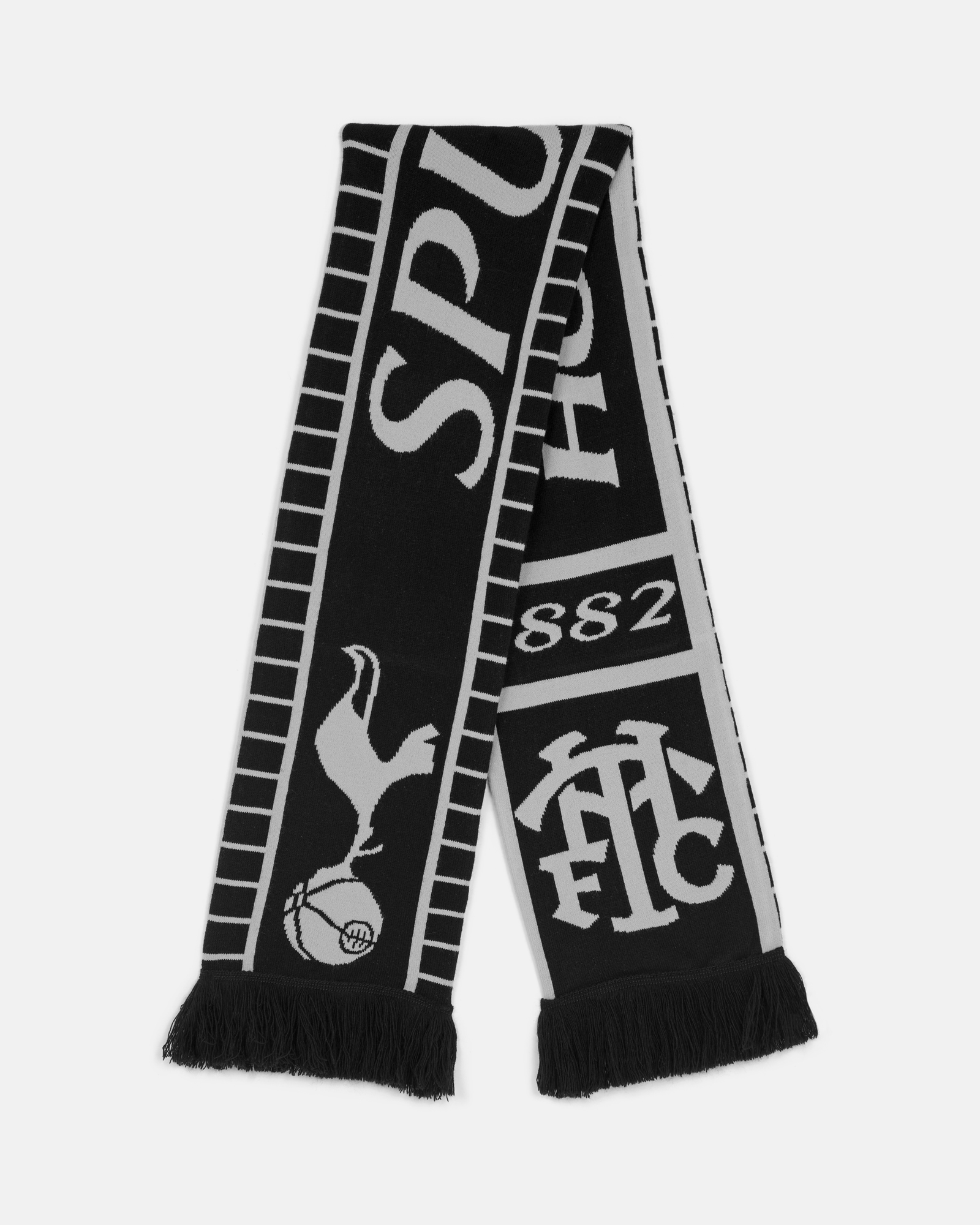 Spurs Adults To Dare Is To Do Black Scarf