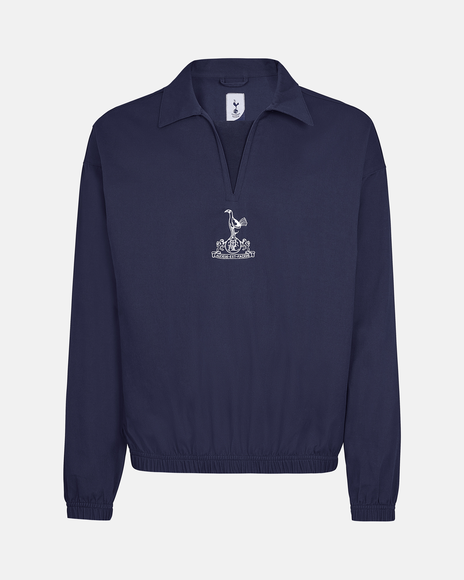 Spurs Retro Navy Crest Cotton Drill Top