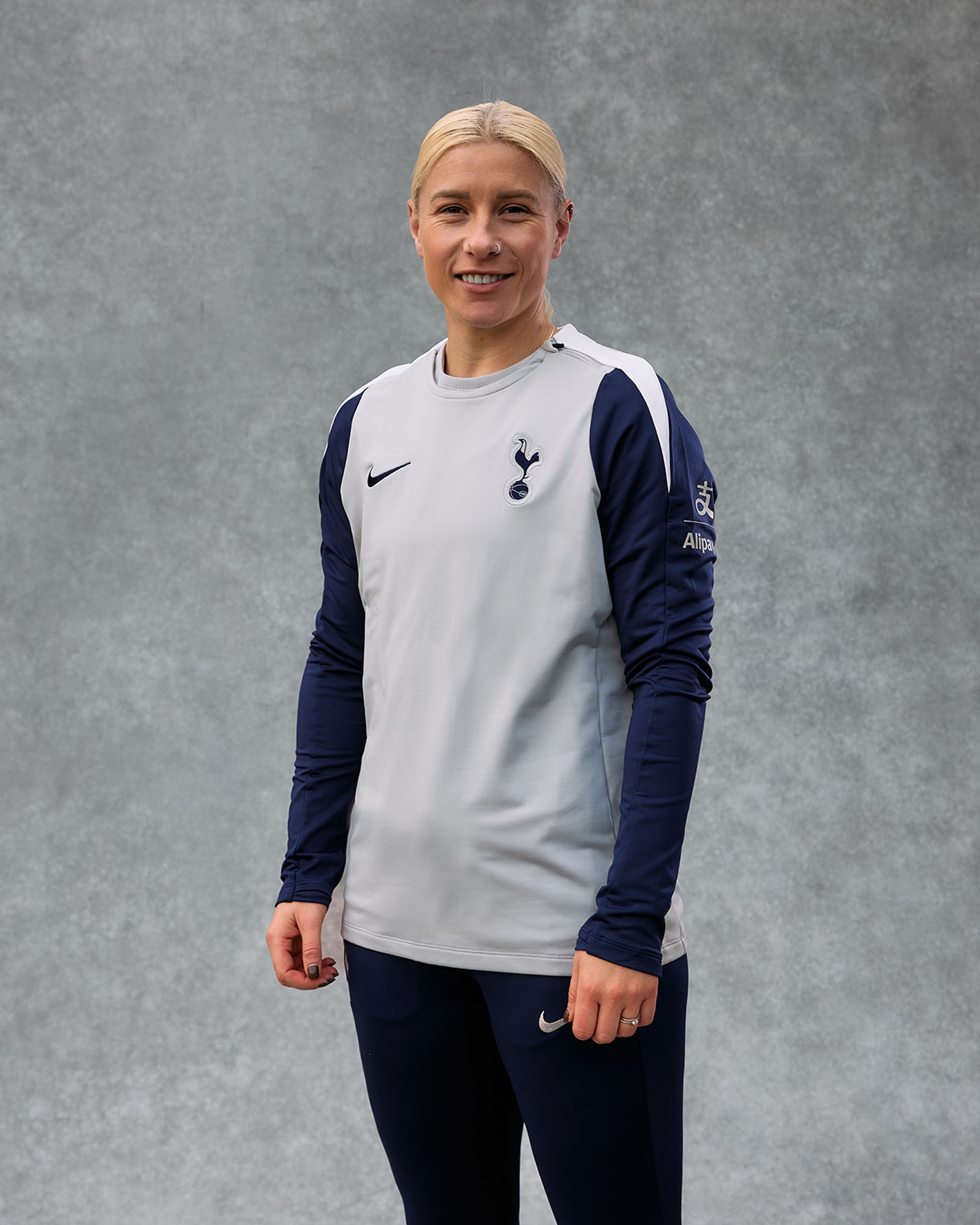 Spurs Nike Mens Grey Drill Top 2025/26 | Spurs Store