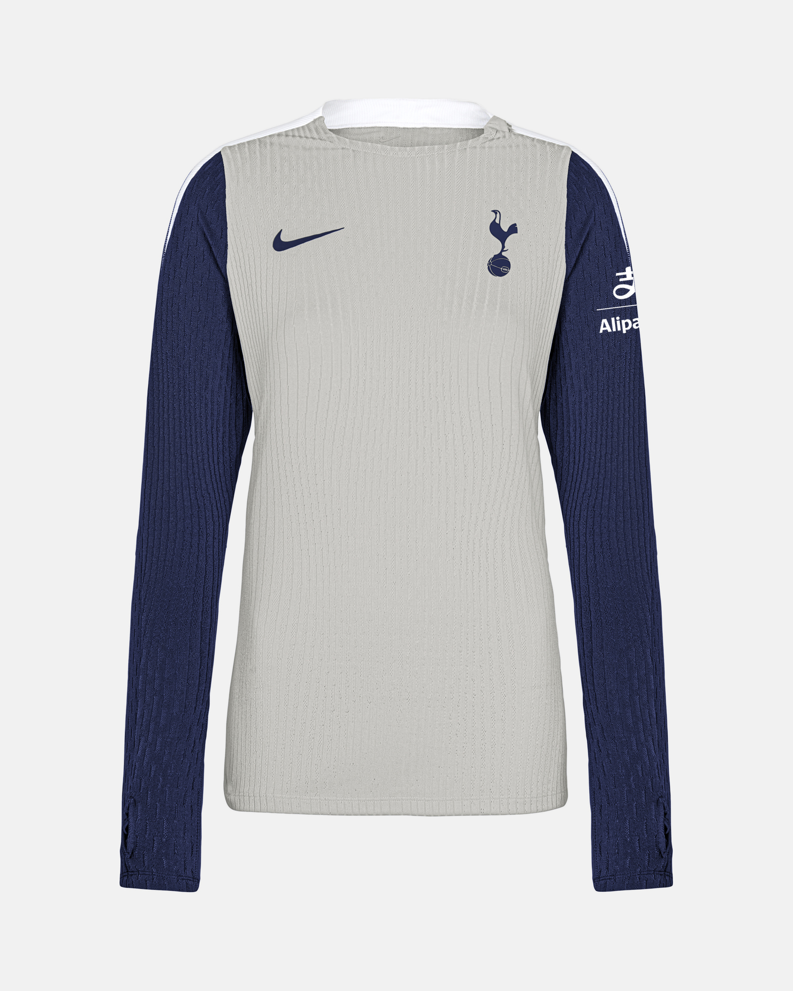 Spurs Nike Womens Grey Elite Womens Crew Drill Top 2025/26