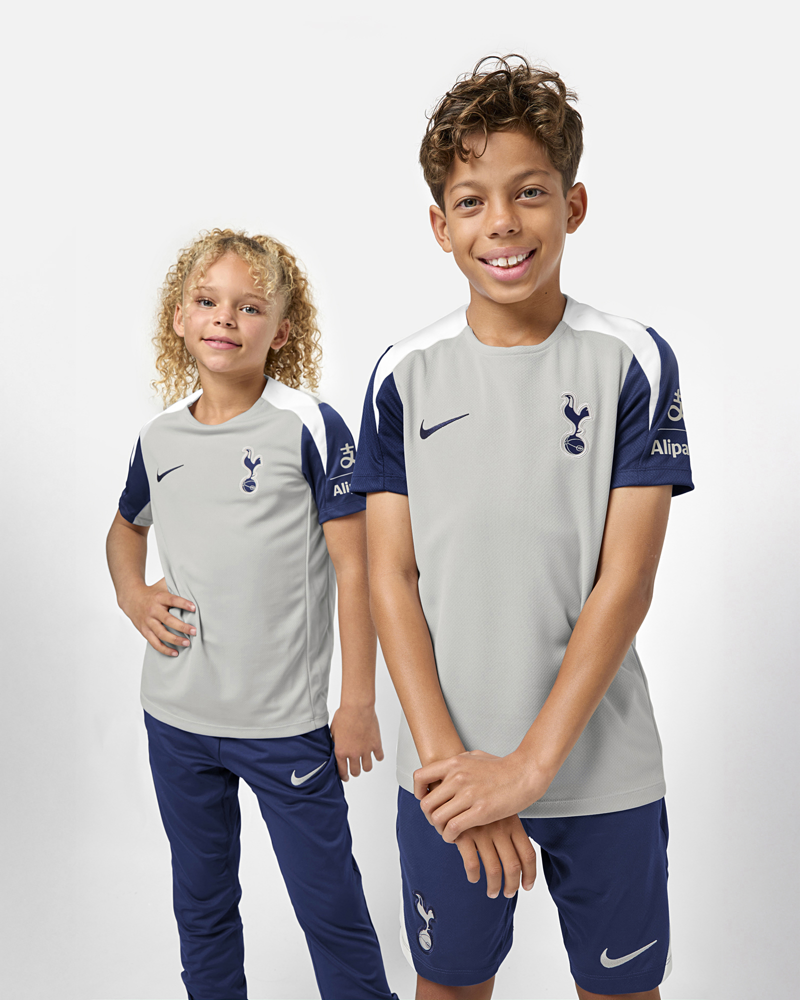 Spurs Nike Youth Grey Training T-Shirt 2025/26