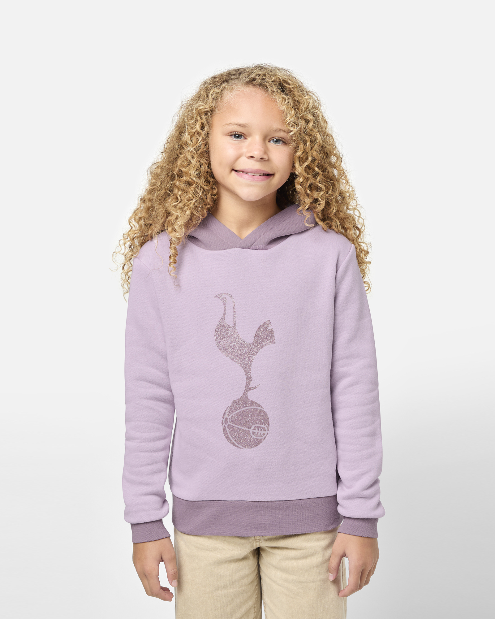 Spurs Kids Colour Block Glitter Cockerel Hoodie