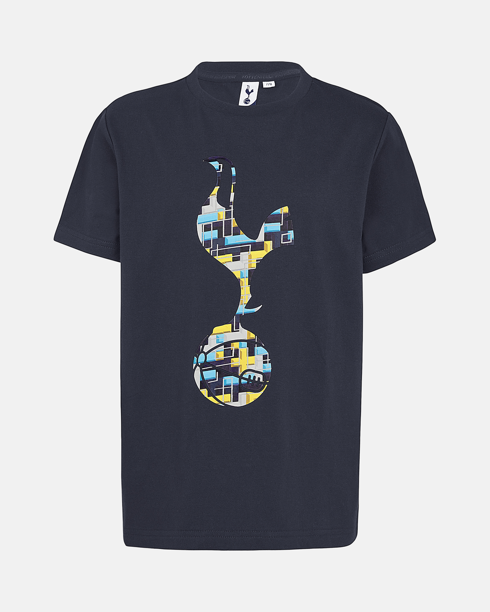 Spurs Kids Navy Jigsaw Cockerel T-Shirt
