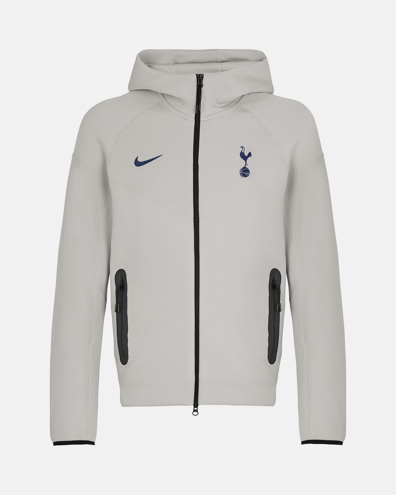 Spurs Nike Mens Grey Tech Fleece Hoodie 2025/26