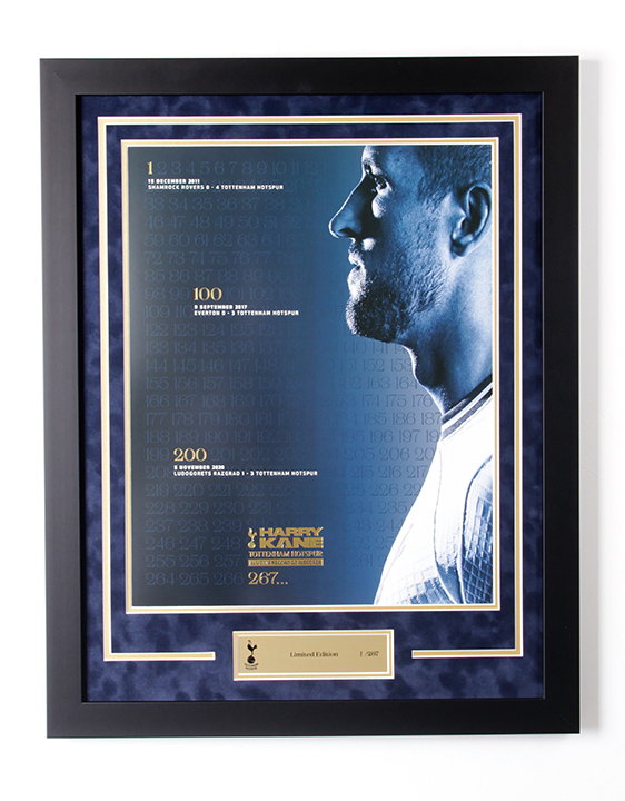 Spurs Limited Edition Harry Kane Framed Print
