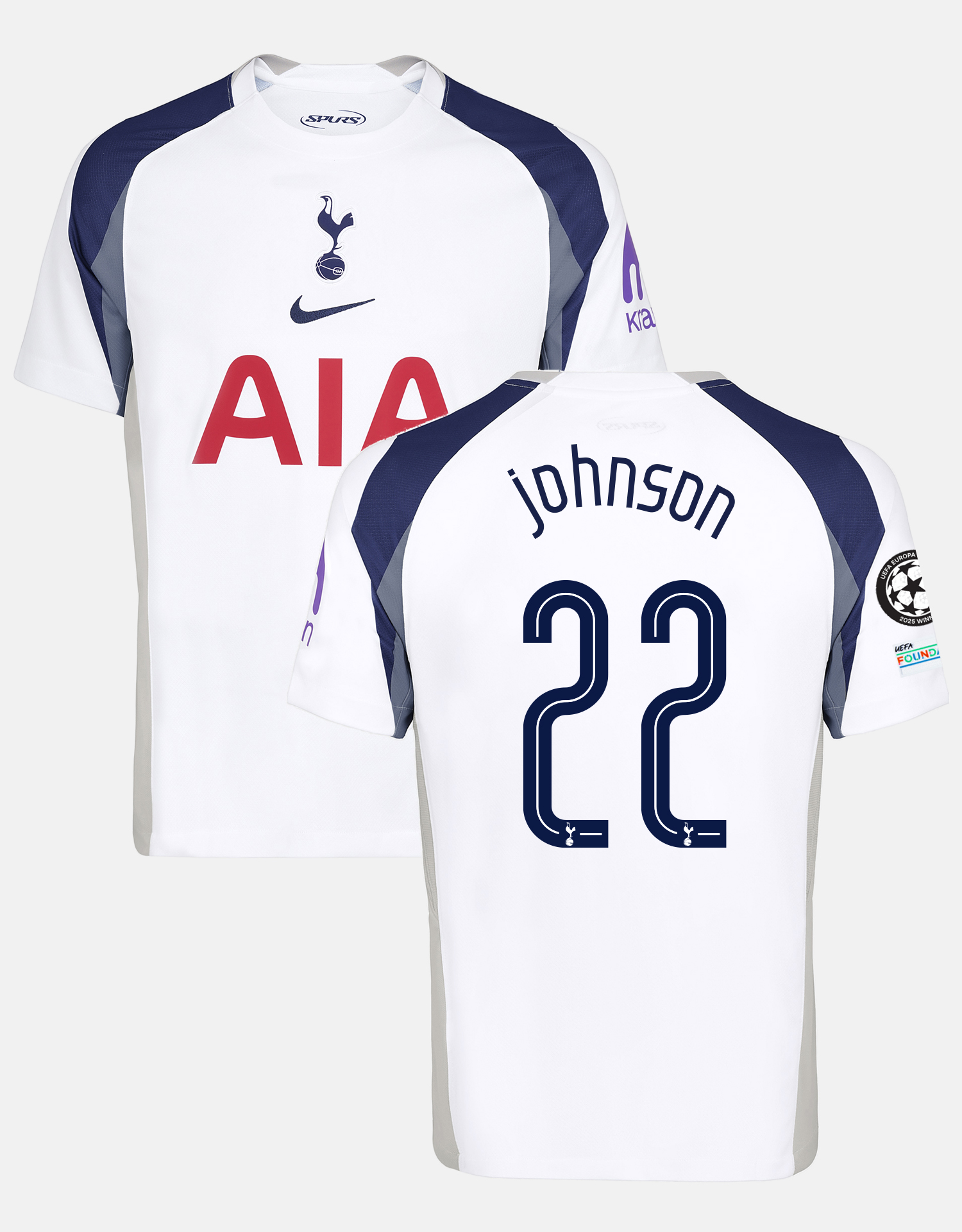 Richarlison Mens Stadium Club Tottenham Hotspur Home Shirt 2025/26