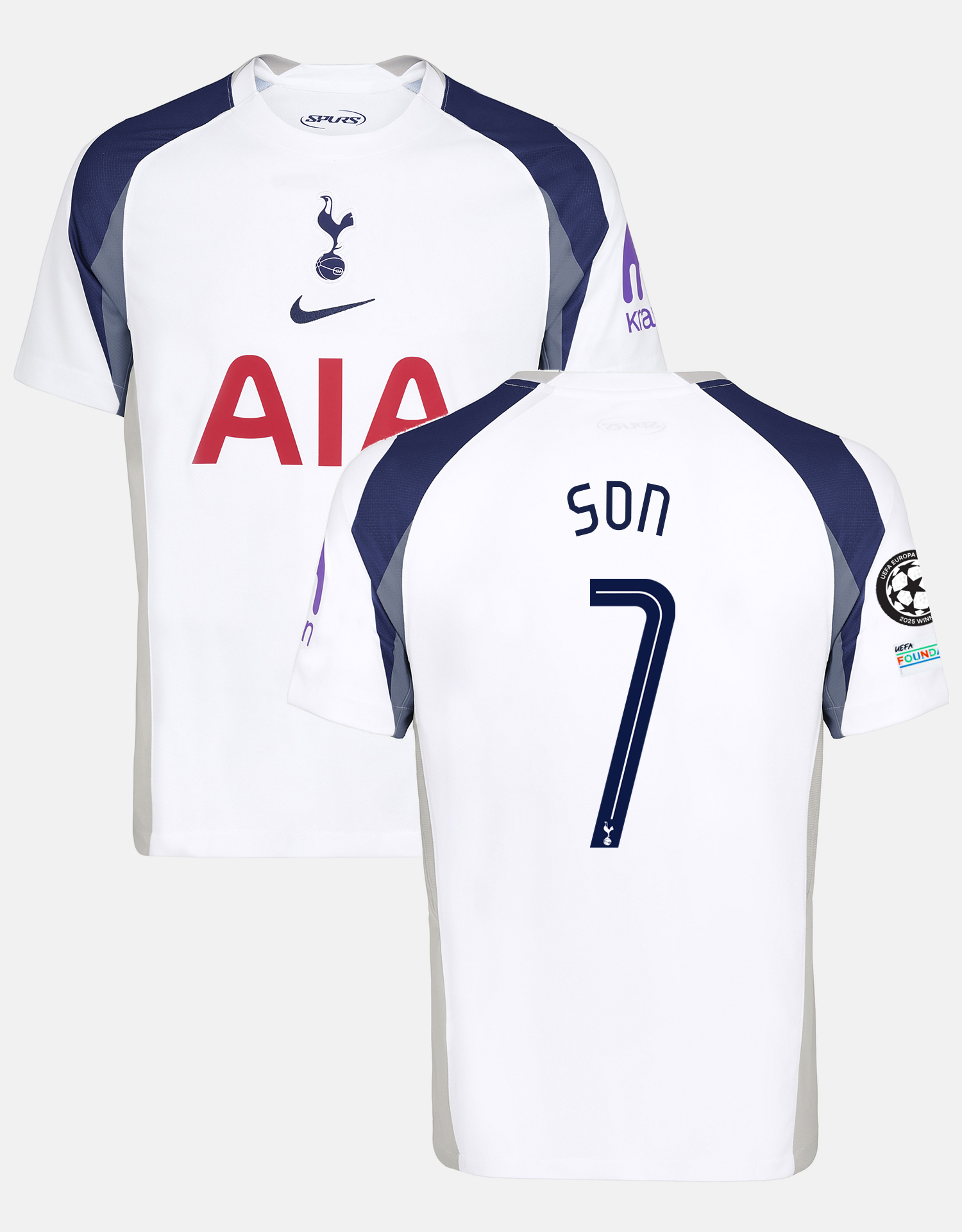 Heung-Min Son Mens Elite Club Tottenham Hotspur Home Shirt