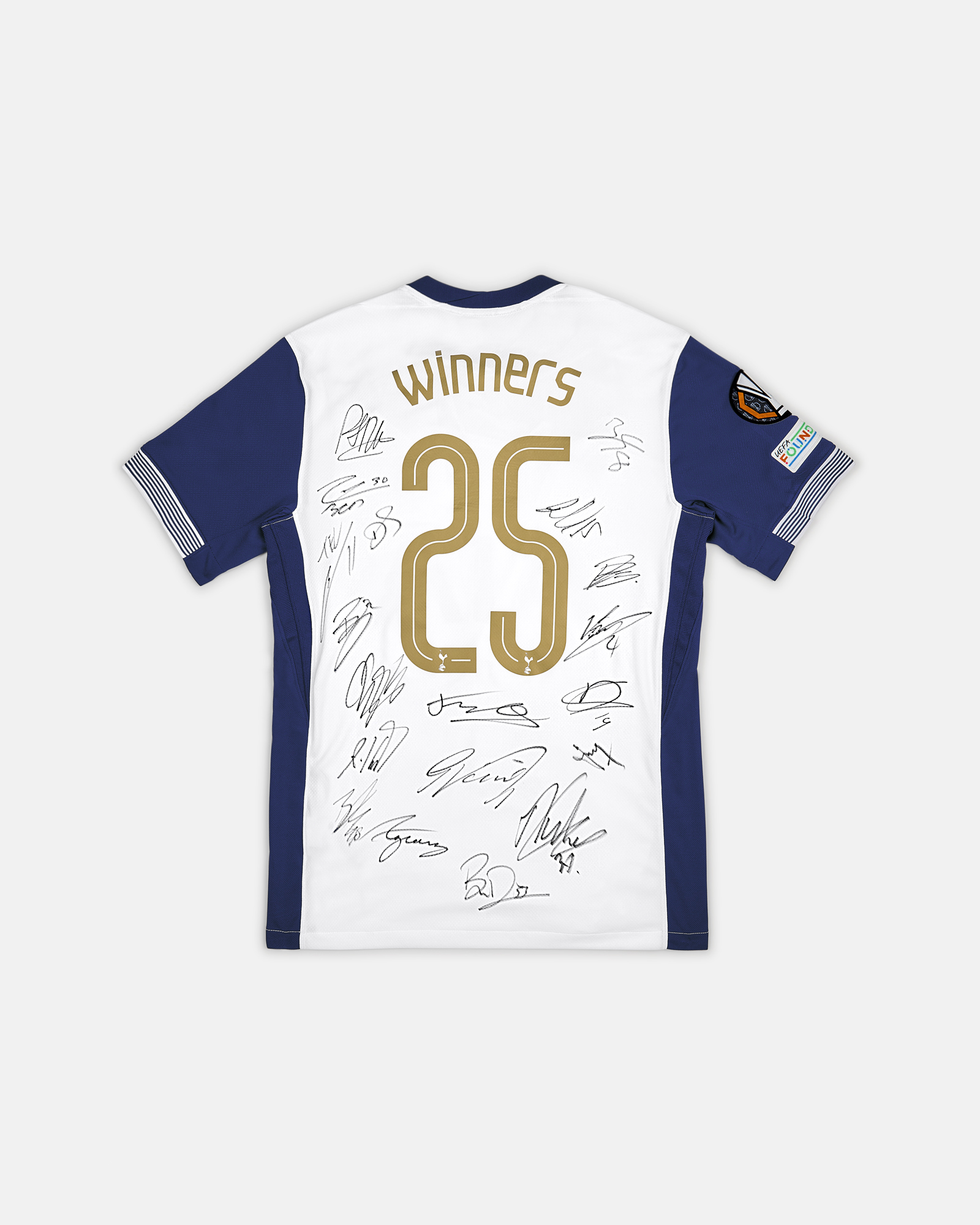Spurs Team Signed Europa Winners 2025 Home Shirt