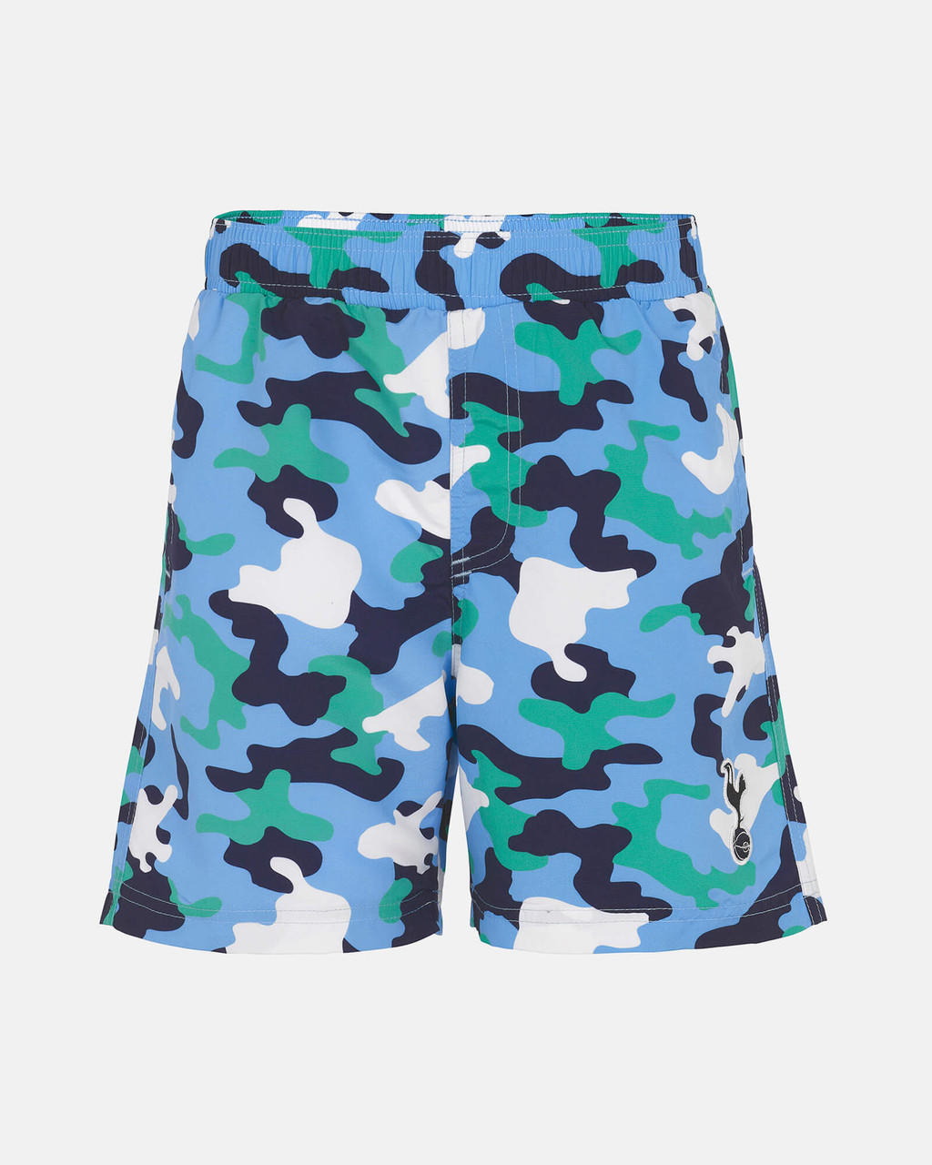  Spurs Kids Camo Print Swim Shorts 