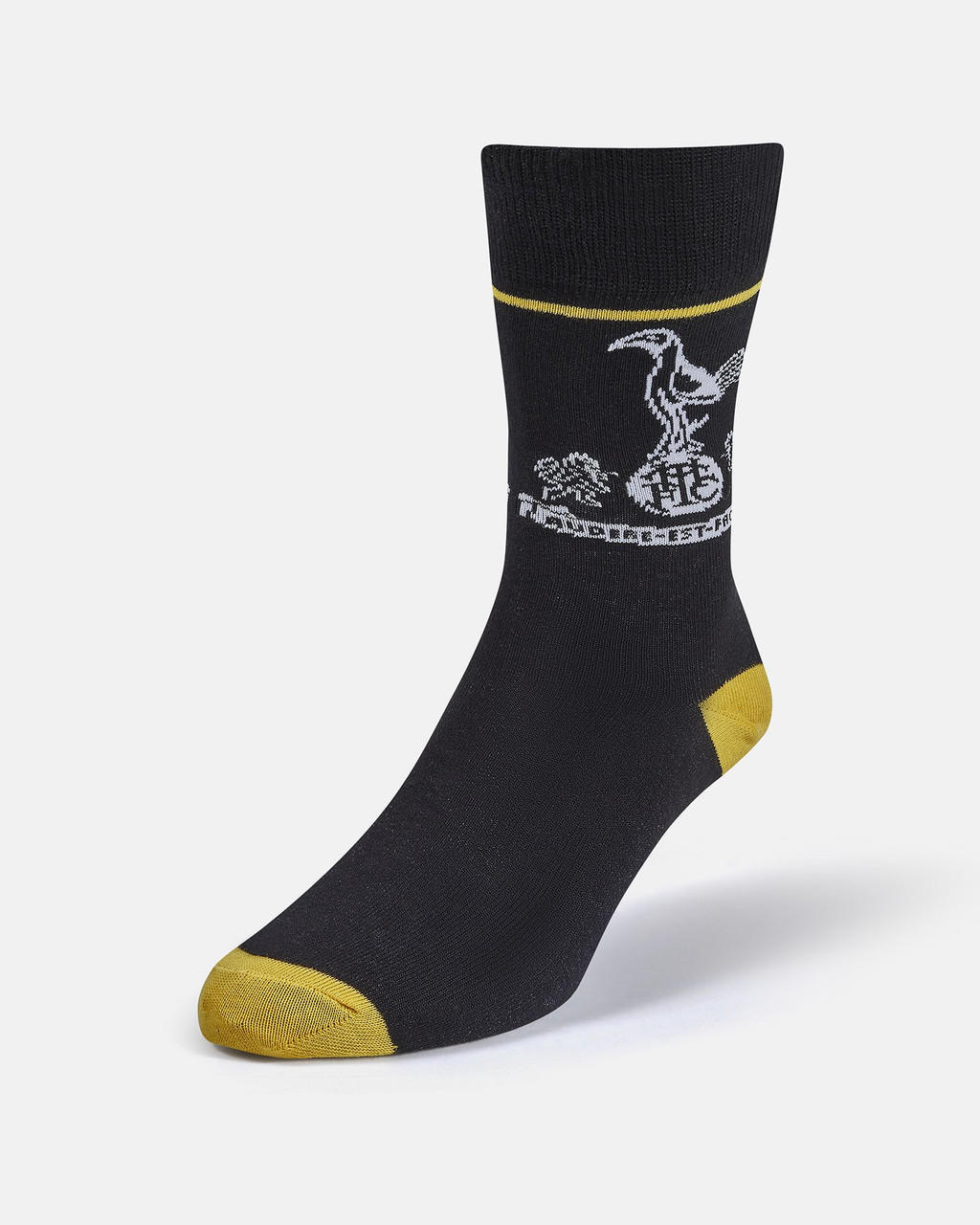  Spurs Yellow Retro Socks 