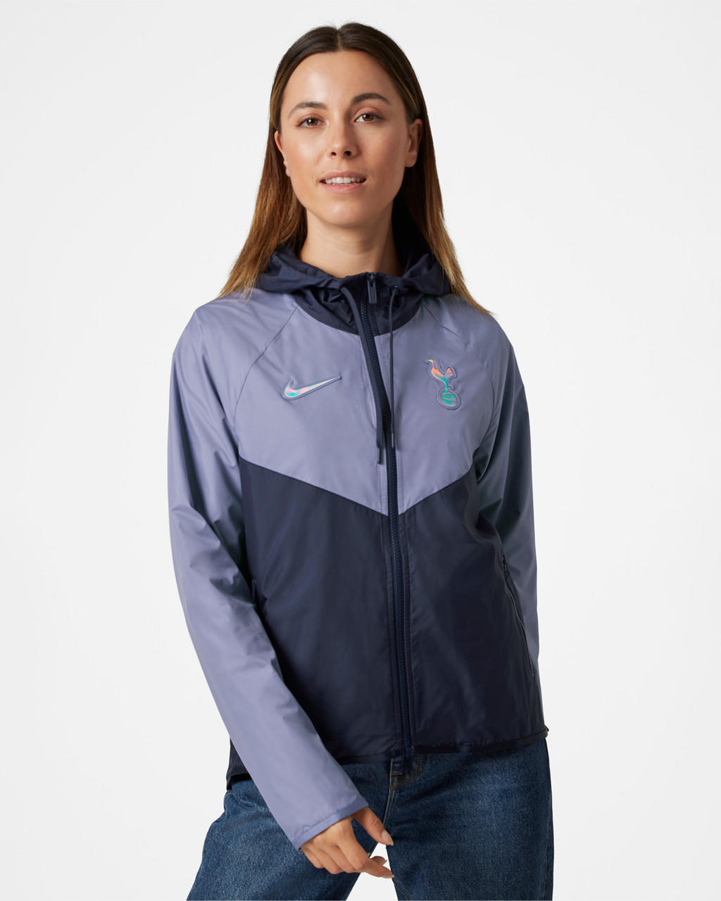 Spurs Womens Nike Navy Wind Runner Jacket 2023/24 | Official Spurs