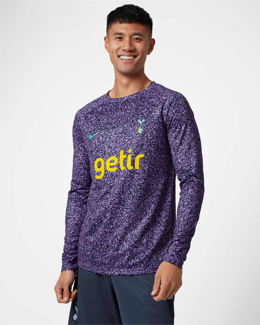 Spurs Adult Nike Warm Up Purple TShirt 2023/24 Official Spurs Store