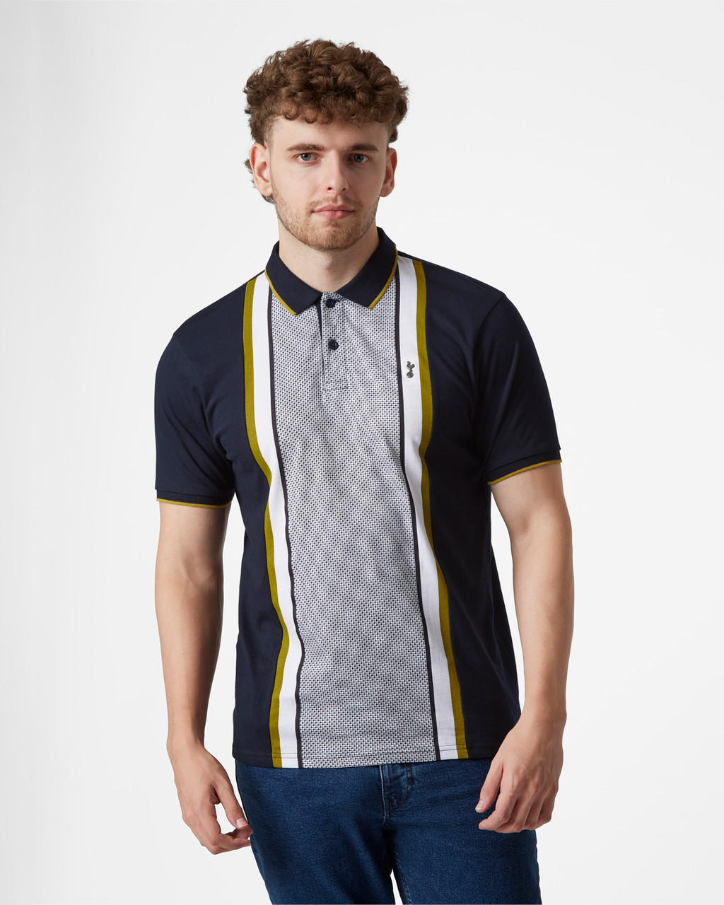 Vertical Stripe Polo 