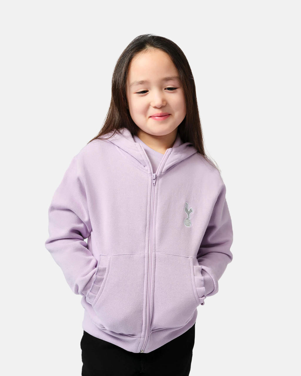 Spurs Kids Frill Purple Zip Through Hoodie | Official Spurs Store