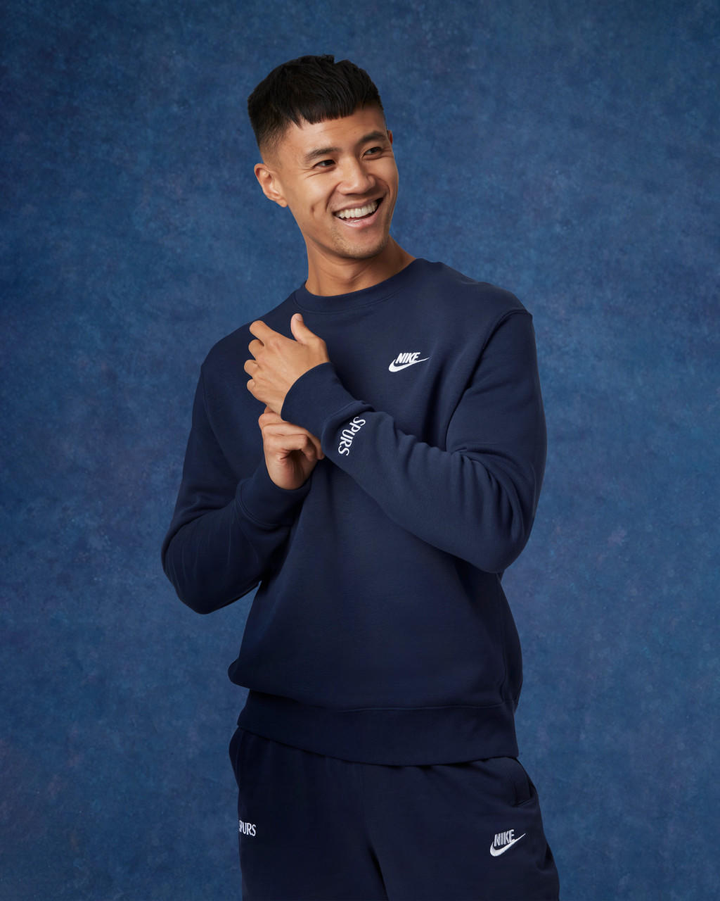 Nike Club Range Spurs Nike Mens Navy Club Sweatshirt Crew 