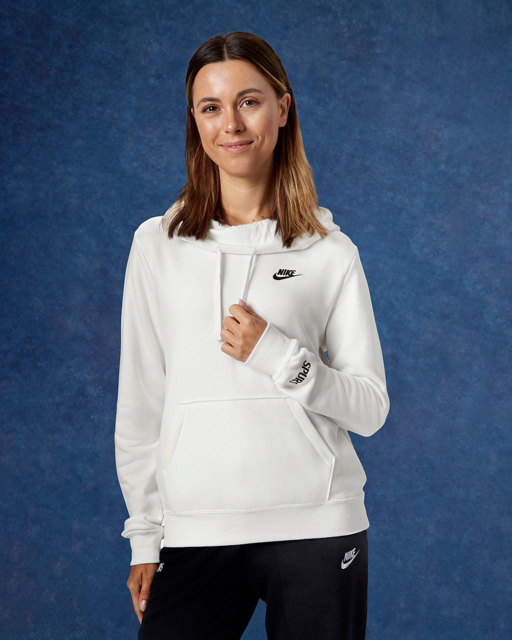 Nike Club Range Spurs Nike Womens White Club Hoodie 