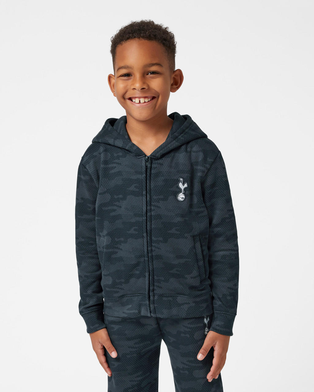Spurs Kids Camo Print Full Zip Hoodie | Official Spurs Store