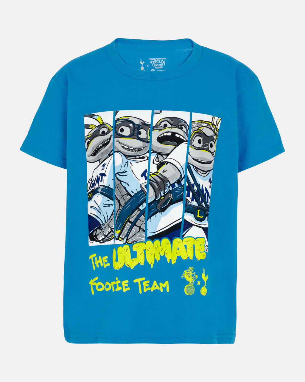 Spurs x Teenage Mutant Ninja Turtles Kids Blue Team Tee, Size 13
