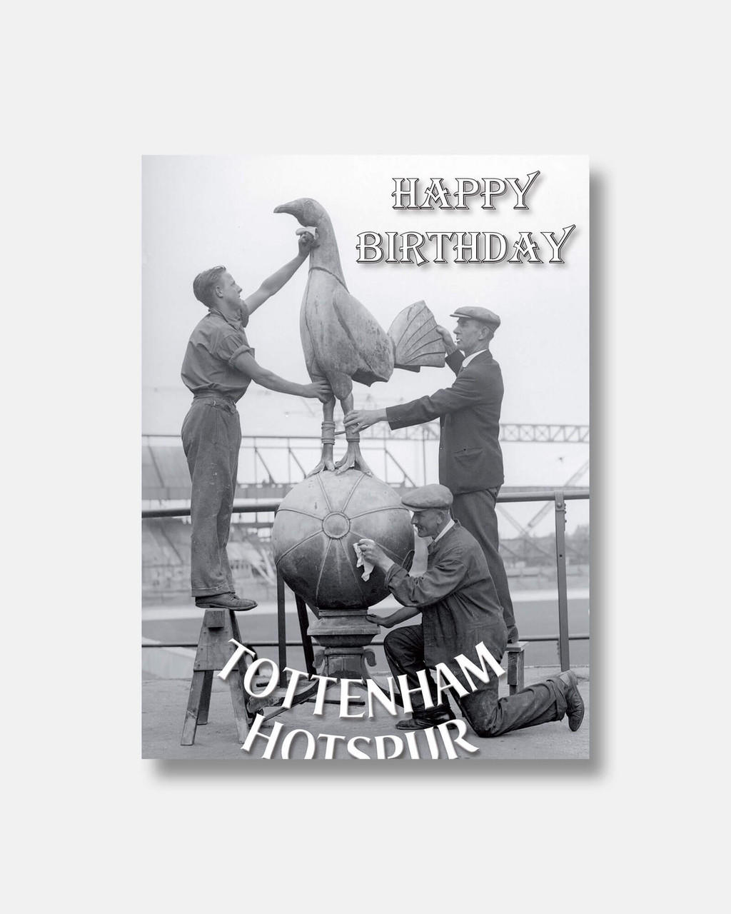 Cards & Gift Wrap Spurs Retro Birthday Card 