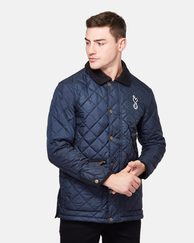 Spurs Mens Diamond Padded Jacket | Official Spurs Store