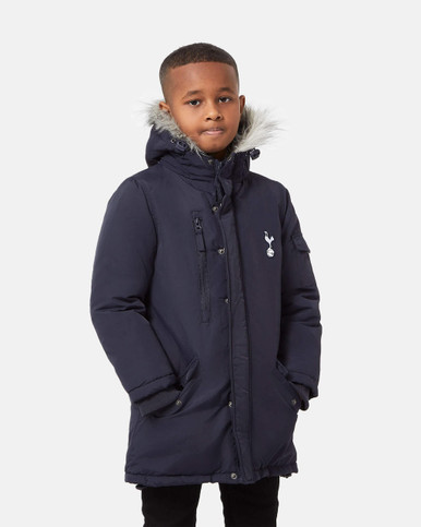 Spurs Kids Navy Parka | Official Spurs Store