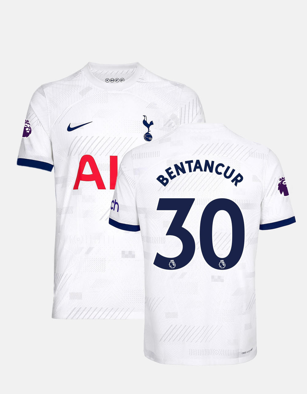 Custom Name EPL Tottenham Hotspur FC Logo Golf Polo Shirt For Men