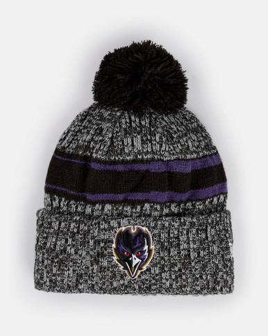 Spurs New Era NFL Baltimore Ravens Bobble Knit Beanie Spurs New Era NFL Baltimore Ravens Bobble Knit Beanie
