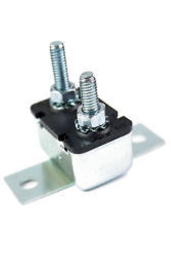 10A Type 1 Circuit Breaker, 10 Amp Auto Reset, Bracket, Nuts/Washers, CB130-10
