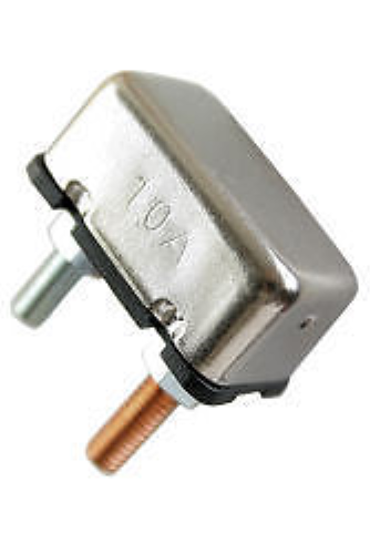 40A Type 1 Circuit Breaker, 40 Amp Type I Auto Reset, Nuts/Washers, CB125-40