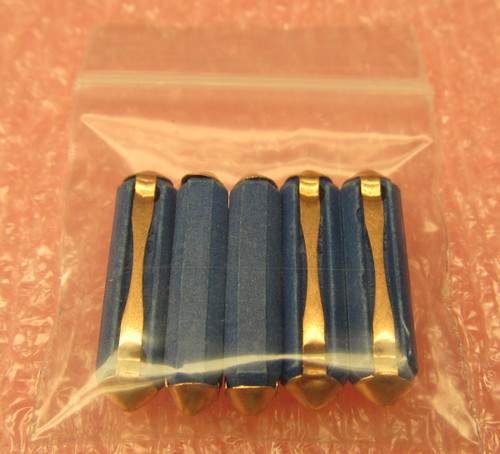 5 Fuses Bullet Ceramic ATS GBC Torpedo 25A (Blue), Flosser Germany