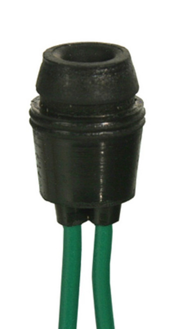 Miniature Wedge Bulb Lamp Socket, rubber head, for W2x4.6d and W2.1x4.9d base
