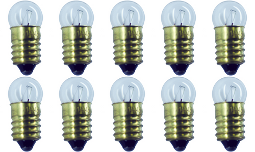 Box of 10 #1448 Lamp Bulb Lightbulb 24V, 0.84W, E10