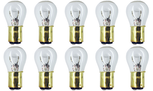 Box of 10 Bulbs #1692 28 V, 17.08 W, BA15d Base, S-8