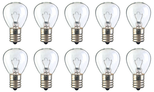 Box of 10 Bulbs #1143K 12.5 V, 24.75 W, E17 Base, RP-11