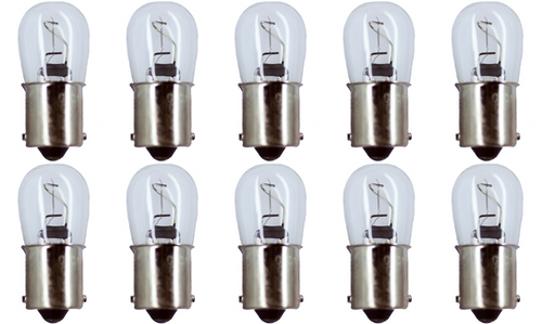 Box of 10 Bulbs #1308 28 V, 15.68 W, BA15s Base, B-6