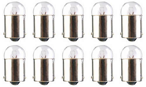 Box of 10 Bulbs #1315 2.5 V, 2.5 W, BA15s Base, G-5